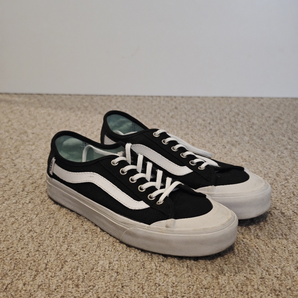 Vans Black and White Classic Sneakers Size 7